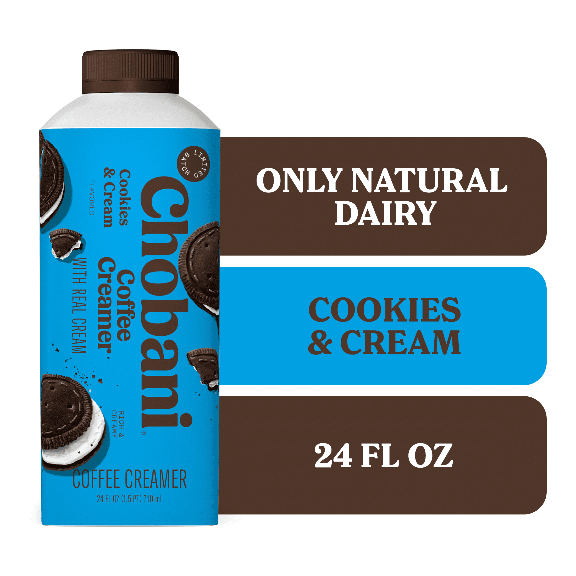 Chobani Coffee Creamer Limited Batch Cookies & Cream 24 fl oz Carton