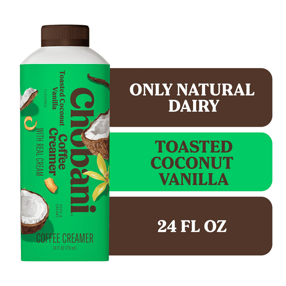 Chobani Dairy Coffee Creamer Toasted Coconut Vanilla 24 fl oz