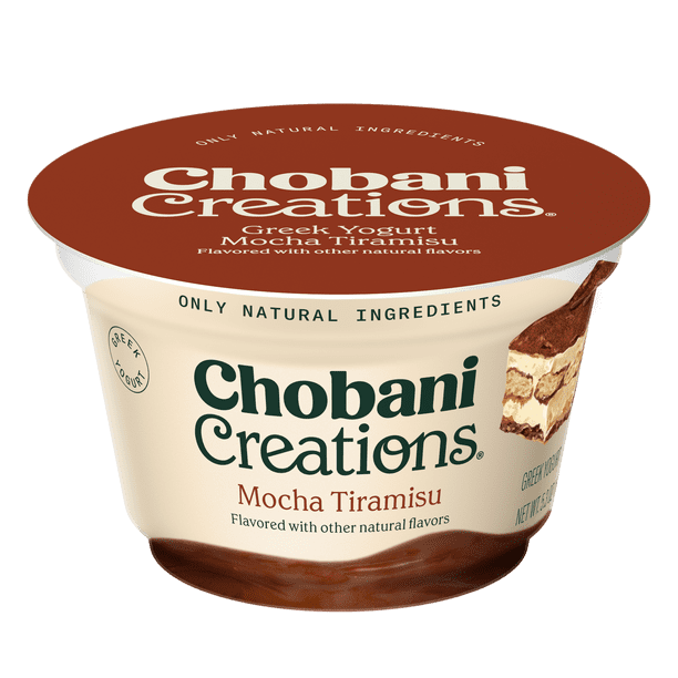 ちょこ Chobani Creations Mocha Tiramisu Greek Yogurt 5.3 oz Cup - Walmart.com