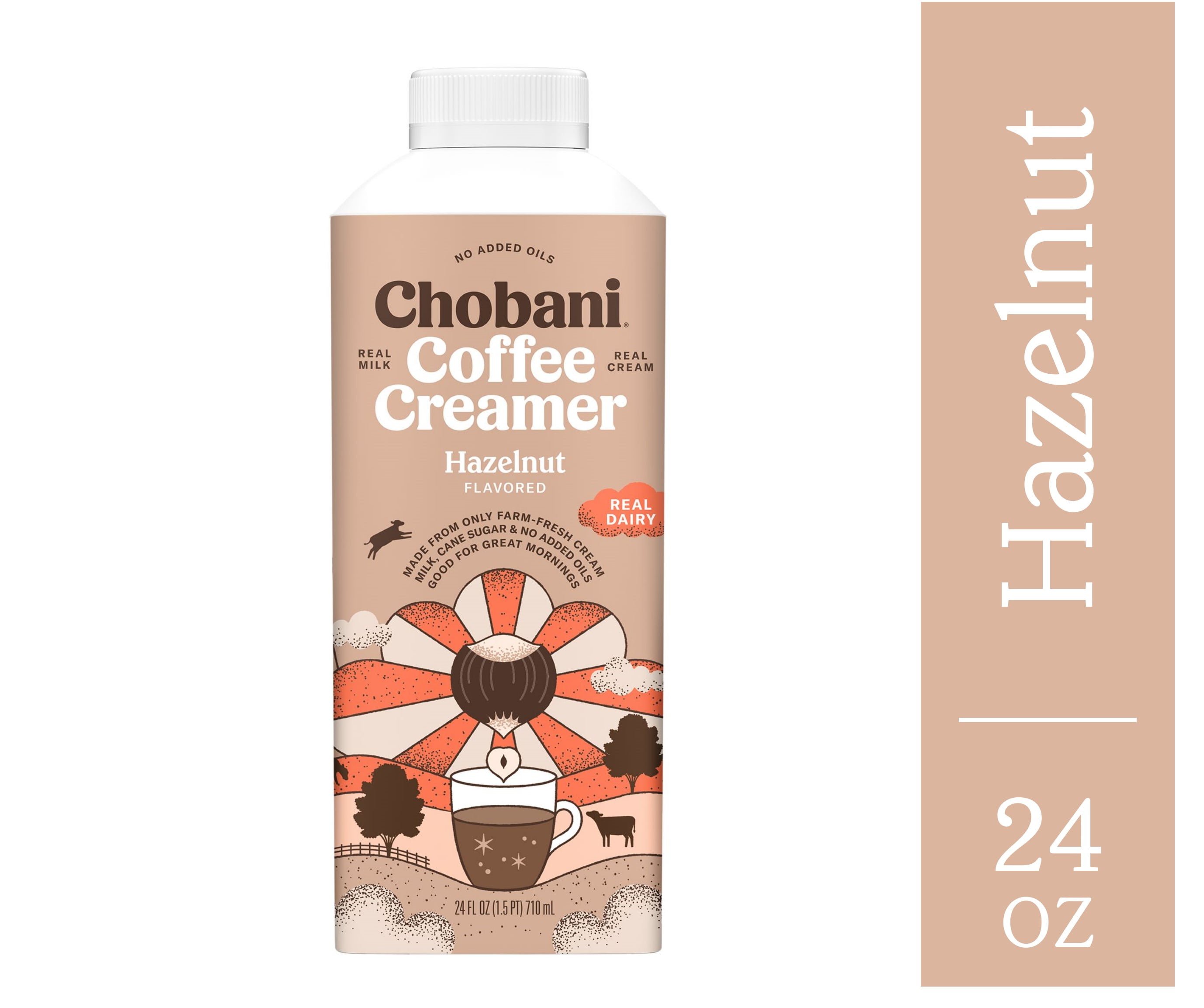 Chobani® Dairy Coffee Creamer, Hazelnut, 24 fl oz