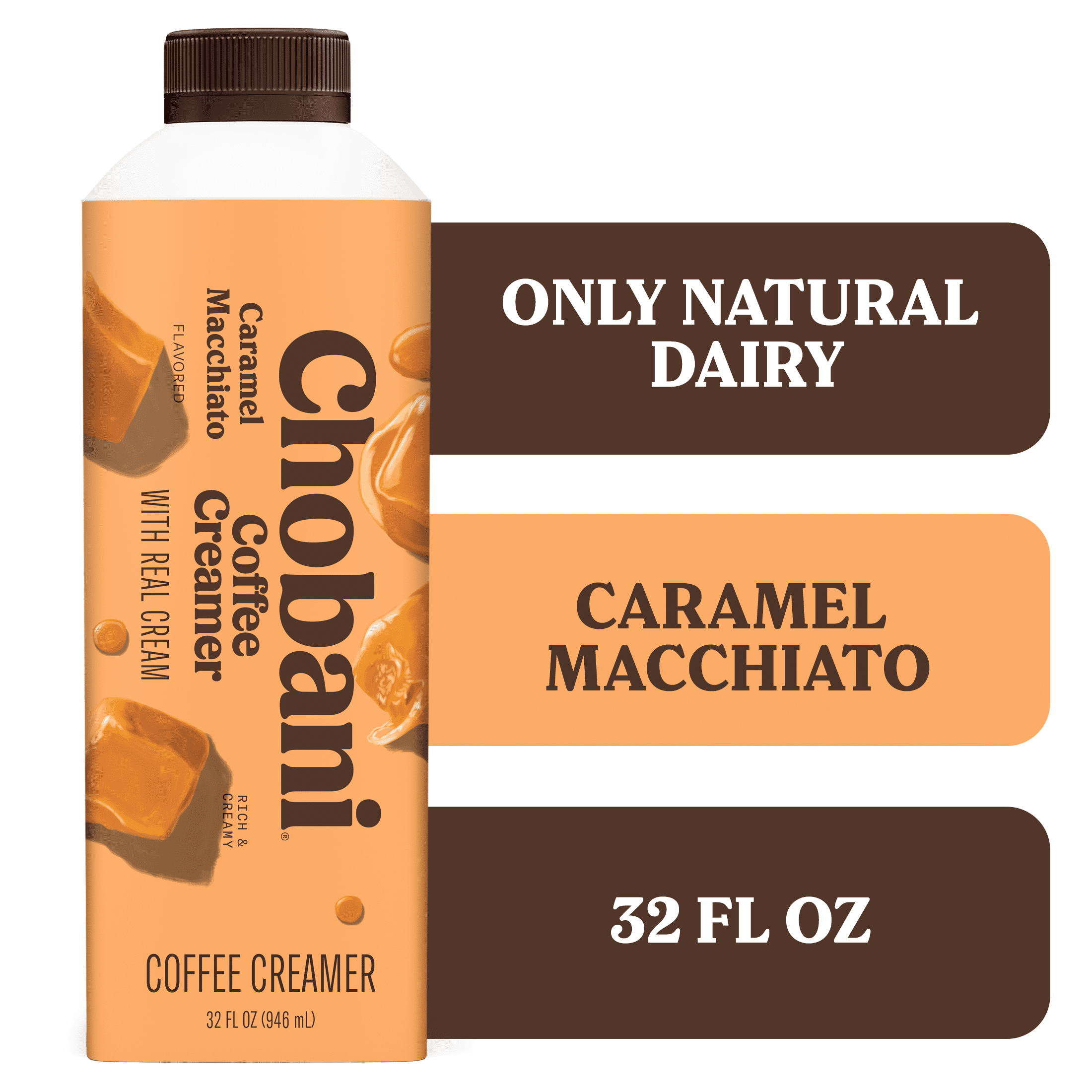 Chobani Coffee Creamer Caramel Macchiato 32 fl oz Carton