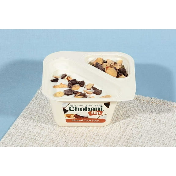 Chobani Flip Almond Coco Loco Low Fat Greek Yogurt, 4.5 Ounce -- 12 per case