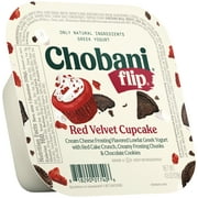 Chobani Flip Low-Fat Greek Yogurt Red Velvet Cupcake 4.5oz Cup