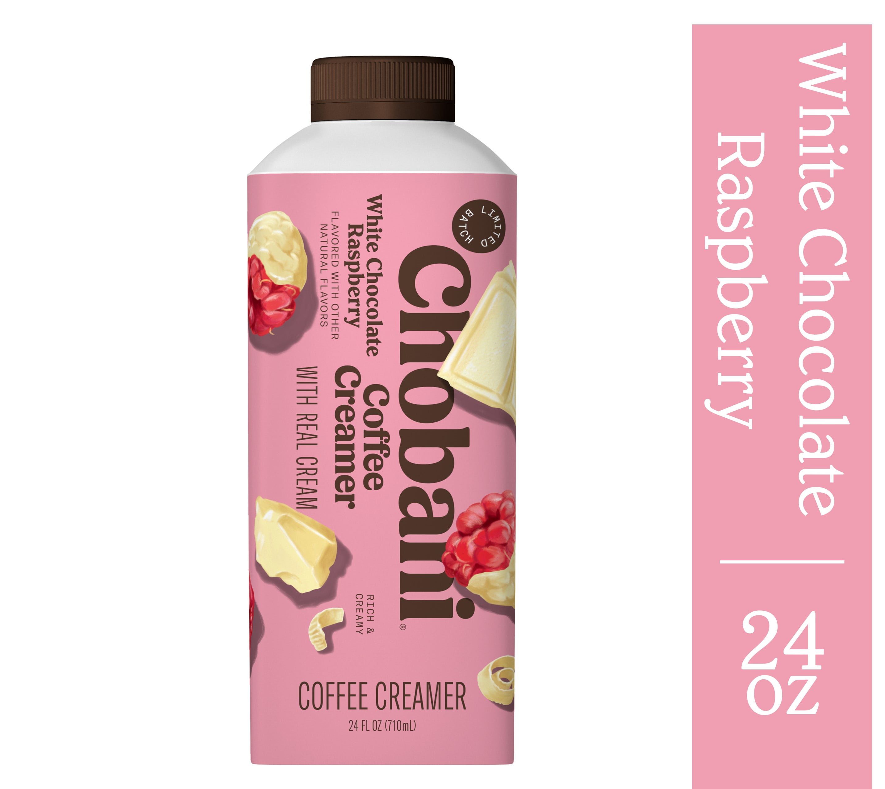 Chobani Limited Batch White Chocolate Raspberry Coffee Creamer 24oz