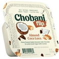 thumbnail image 1 of Chobani Flip Low-Fat Greek Yogurt Almond Coco Loco 4.5 oz Cup, 1 of 11