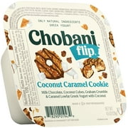 Chobani Flip Low-Fat Greek Yogurt Coconut Caramel Cookie 4.5 oz Cup