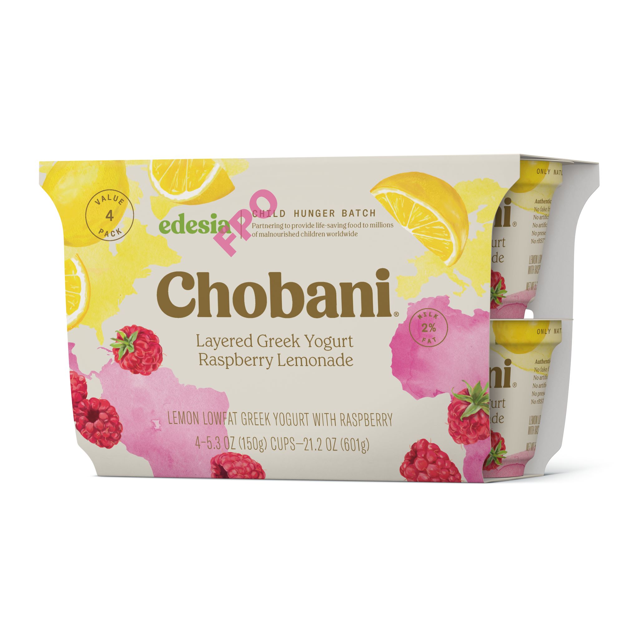 Chobani Hero Batch, Vanilla Greek Yogurt with Mixed Berry on the Bottom