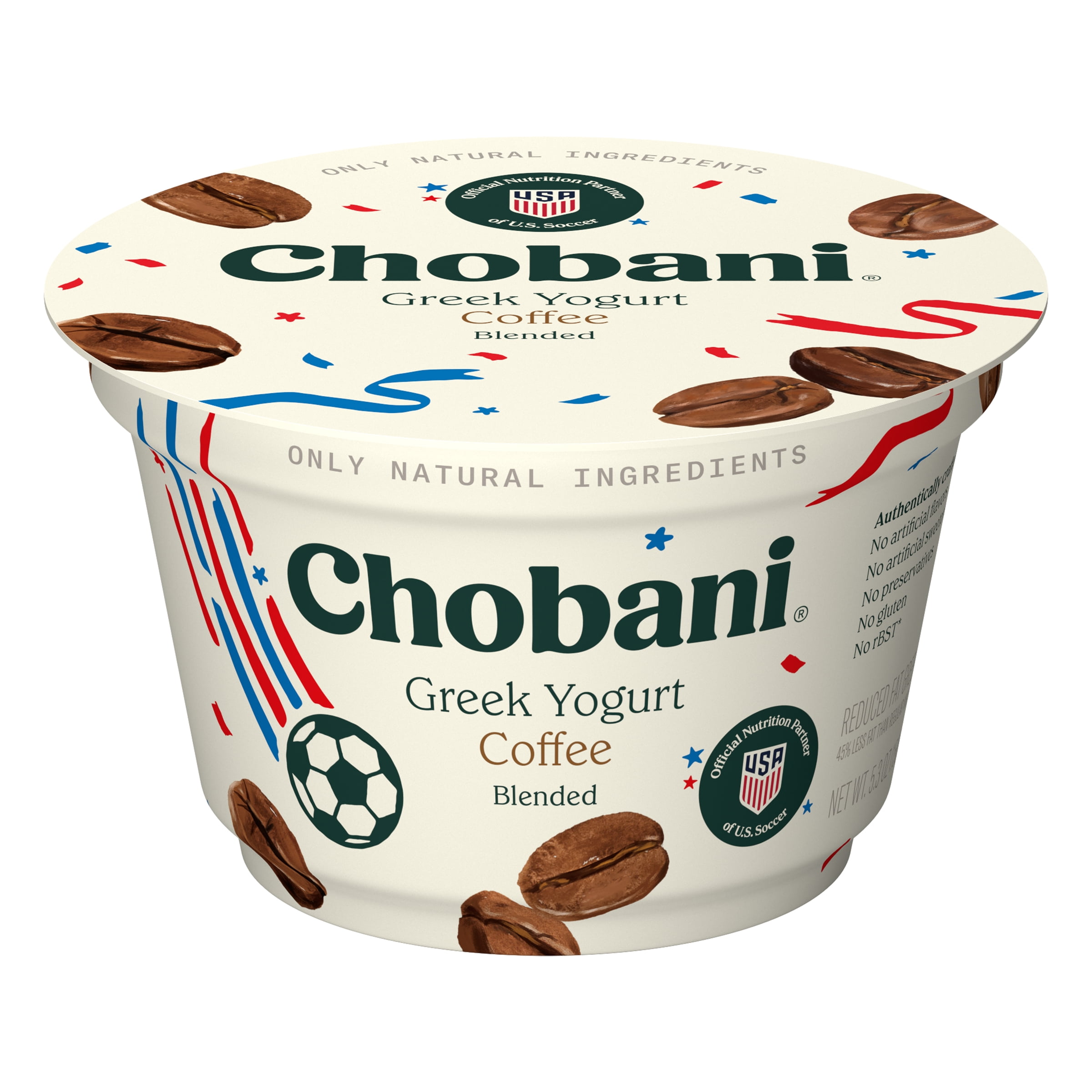 Chobani Low-Fat Greek Yogurt Coffee Blended 5.3 oz Cup