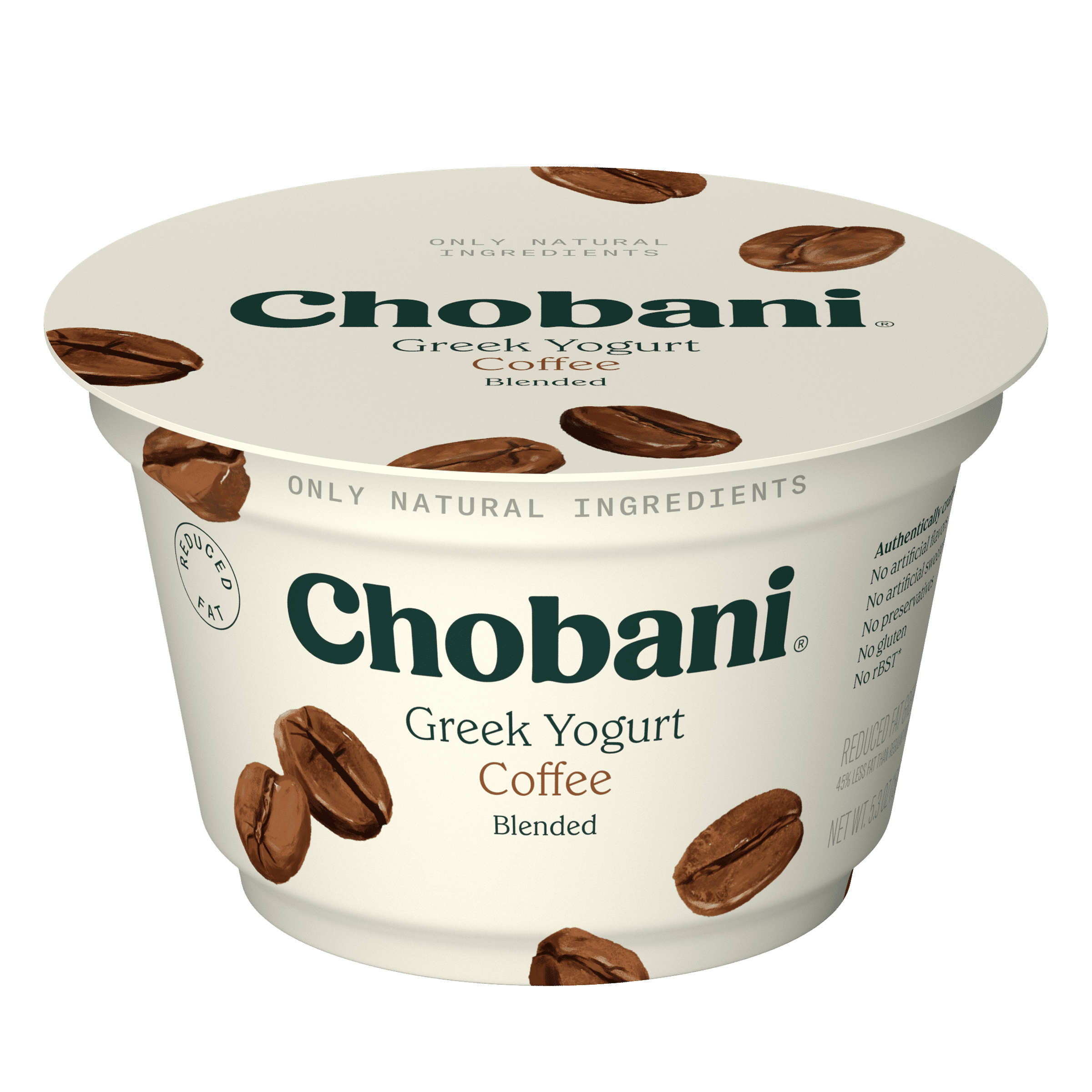 Chobani Low-Fat Greek Yogurt Coffee Blended 5.3 oz Cup