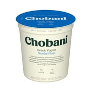 Chobani Non-Fat Greek Yogurt Plain 32 oz Tub