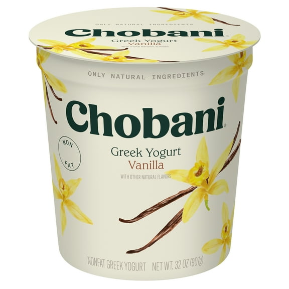 Chobani Non-Fat Greek Yogurt Vanilla 32 oz. Tub