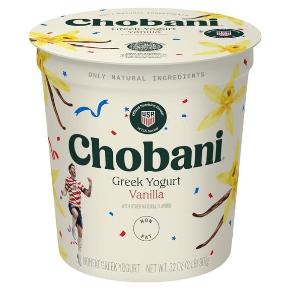 Chobani Non-Fat Greek Yogurt Vanilla 32 oz. Tub