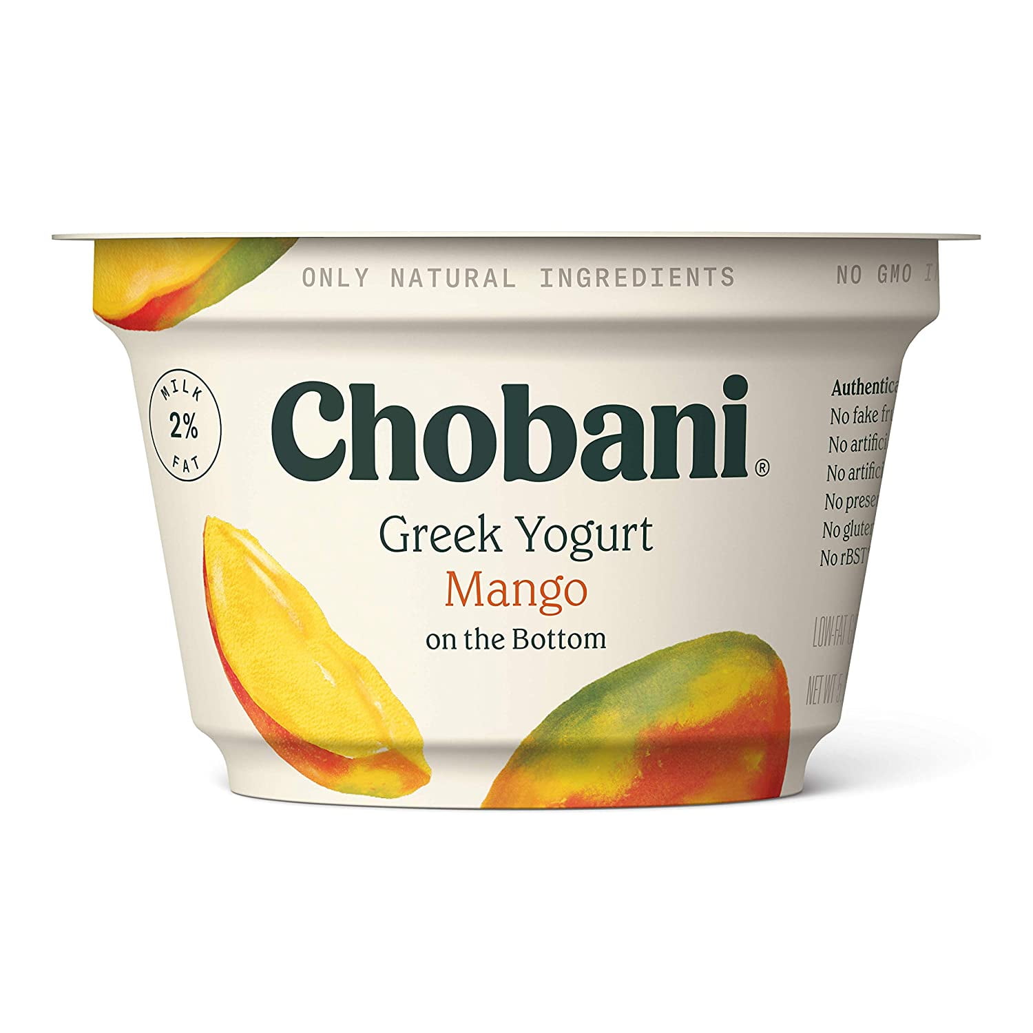 Chobani NonFat Mango on the Bottom Greek Yogurt, 5.3oz Cup