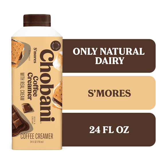 Chobani Coffee Creamer Limited Batch S'mores 24 fl oz Carton