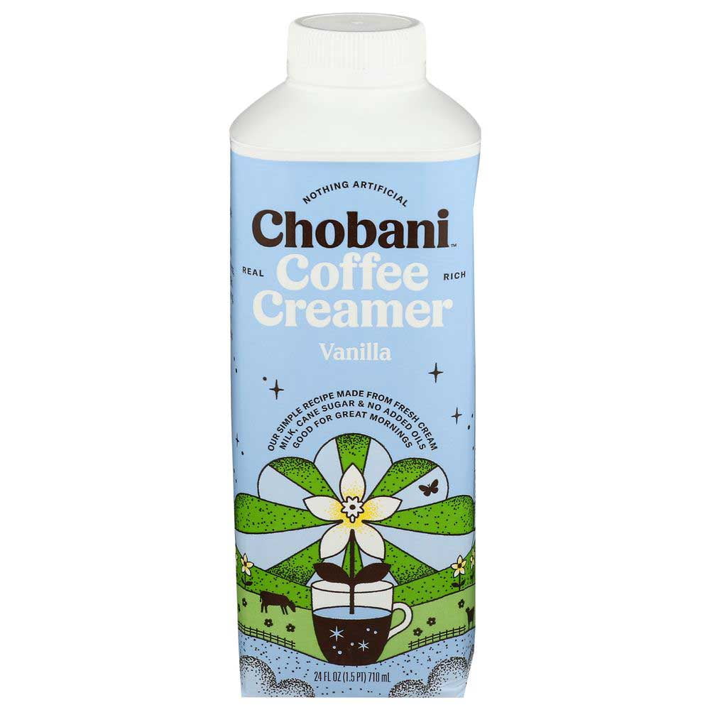 Chobani Vanilla Coffee Creamer, 24 Ounce 6 per Case.