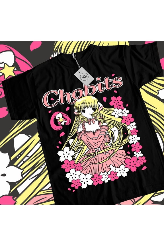 Chobits Chi T-Shirt apanese Freya sumomo Hibiya Girl Kawaii Anime Shirt All Size