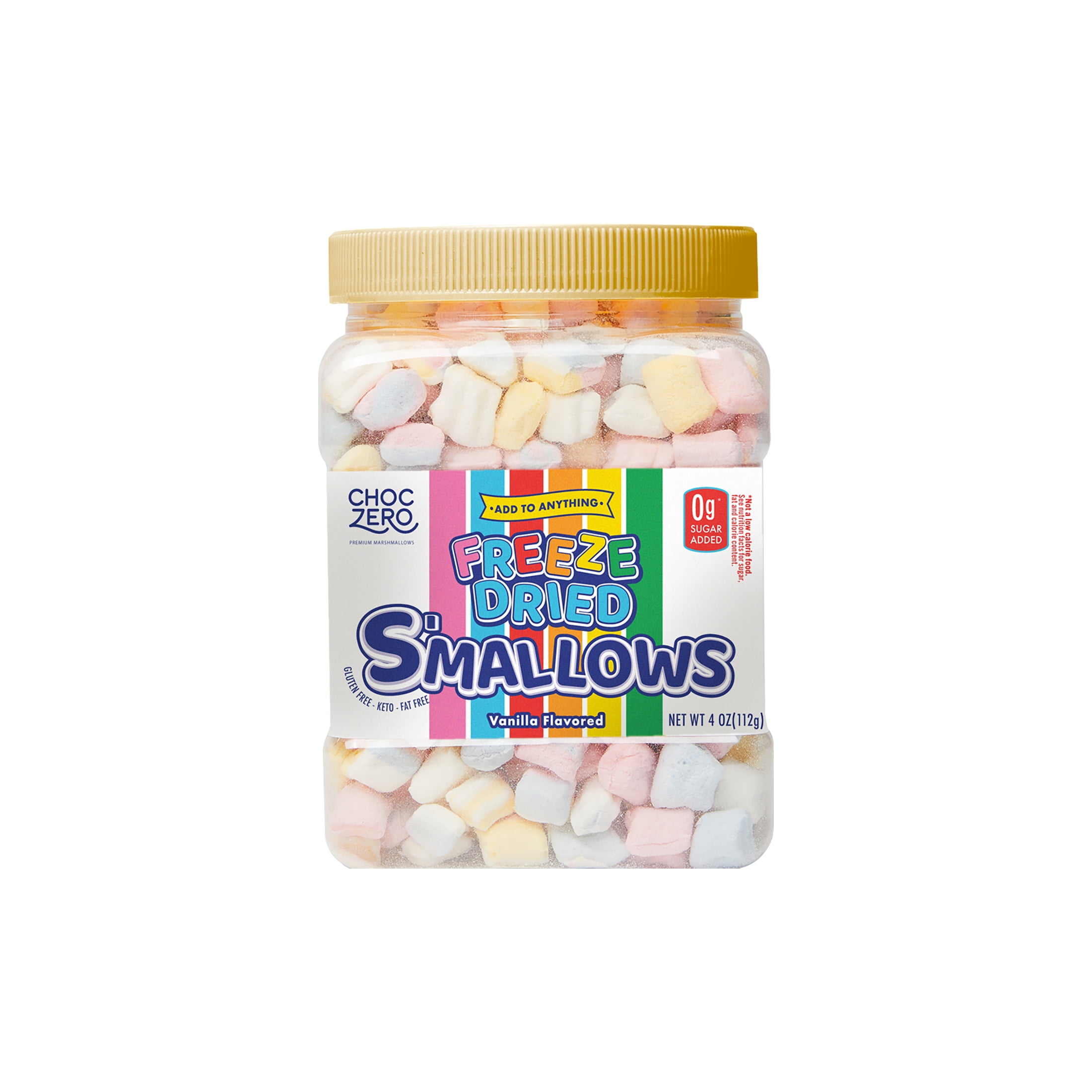 ChocZero Freeze-Dried Marshmallows, Sugar Free, Keto Friendly, 4