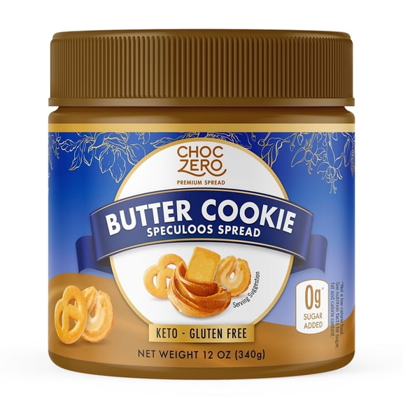 ChocZero, Keto Cookie Spread, Speculoos, 12 oz Pack of 3