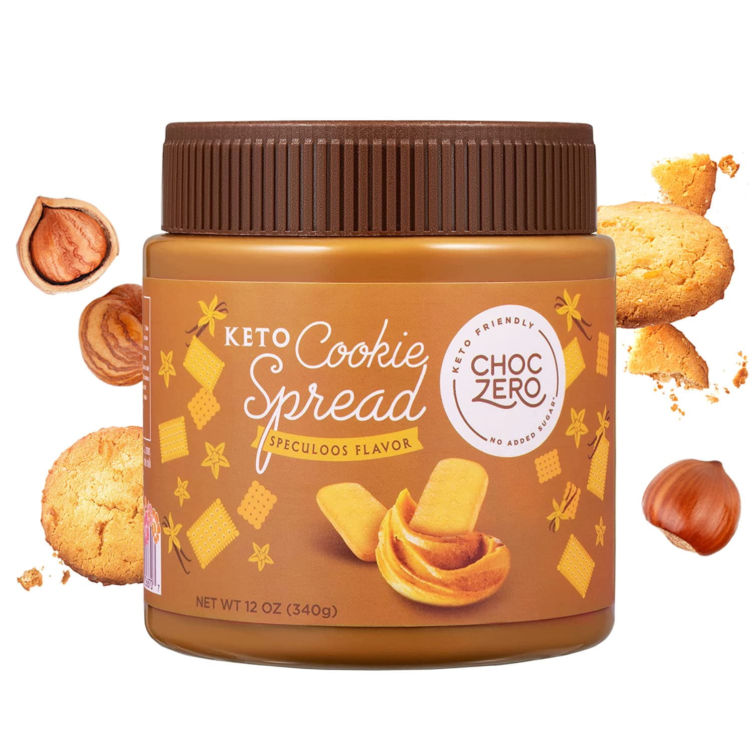 ChocZero Milk Chocolate Hazelnut Spread Keto Friendly, No Sugar Added