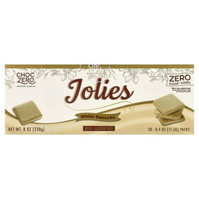 ChocZero, Premium Cookies, Jolies, White Ganache, 20 Packs, 0.4 oz