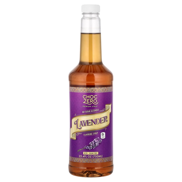 ChocZero, Premium Syrup, Lavender, Sugar Free, 25.4 fl oz (750 ml