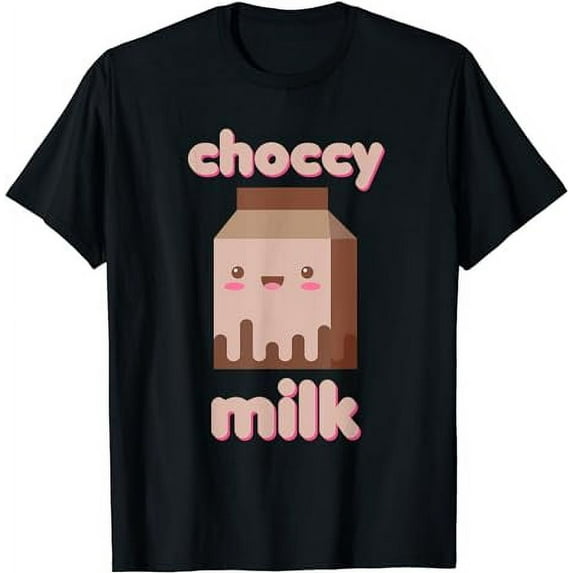 Choccy Milk Drink Chocolate Japanese Kawaii Cute Funny Meme T-Shirt