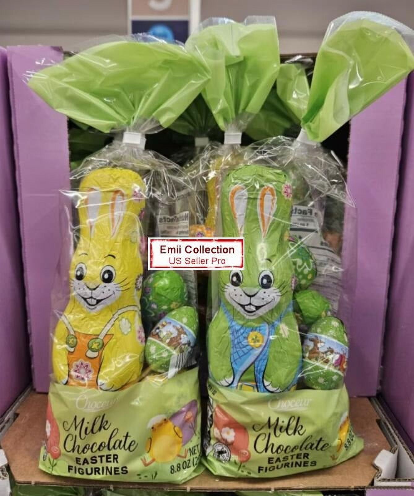 Choceur Milk Chocolate Easter Figurines 8.8oz 250g (2 Bags)