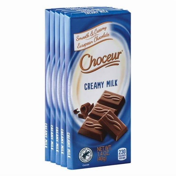 Choceur Milk Mini Chocolate Bars, 5 count