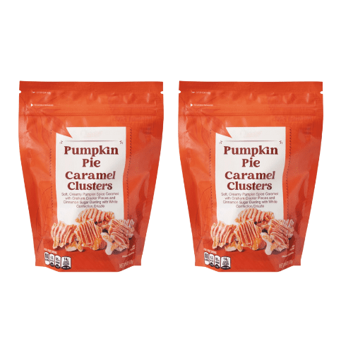 Choceur Pumpkin Pie Caramel Clusters, 2 Pack, 6 Oz