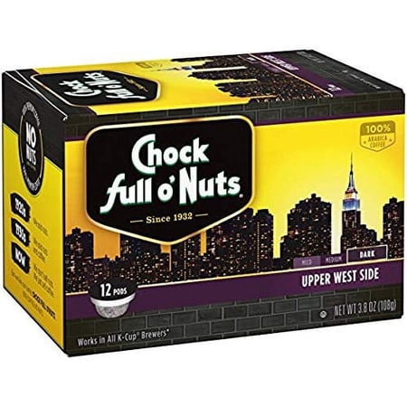 Chock Full o'Nuts Upper West Side Single-Serve Cups, 72 Count