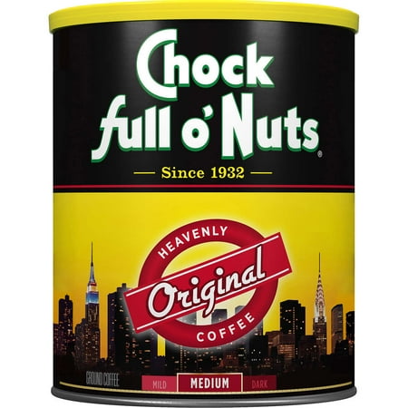 Chock Full O' Nuts Ground Coffee, Original Blend, 48 Ounce Medium Roast