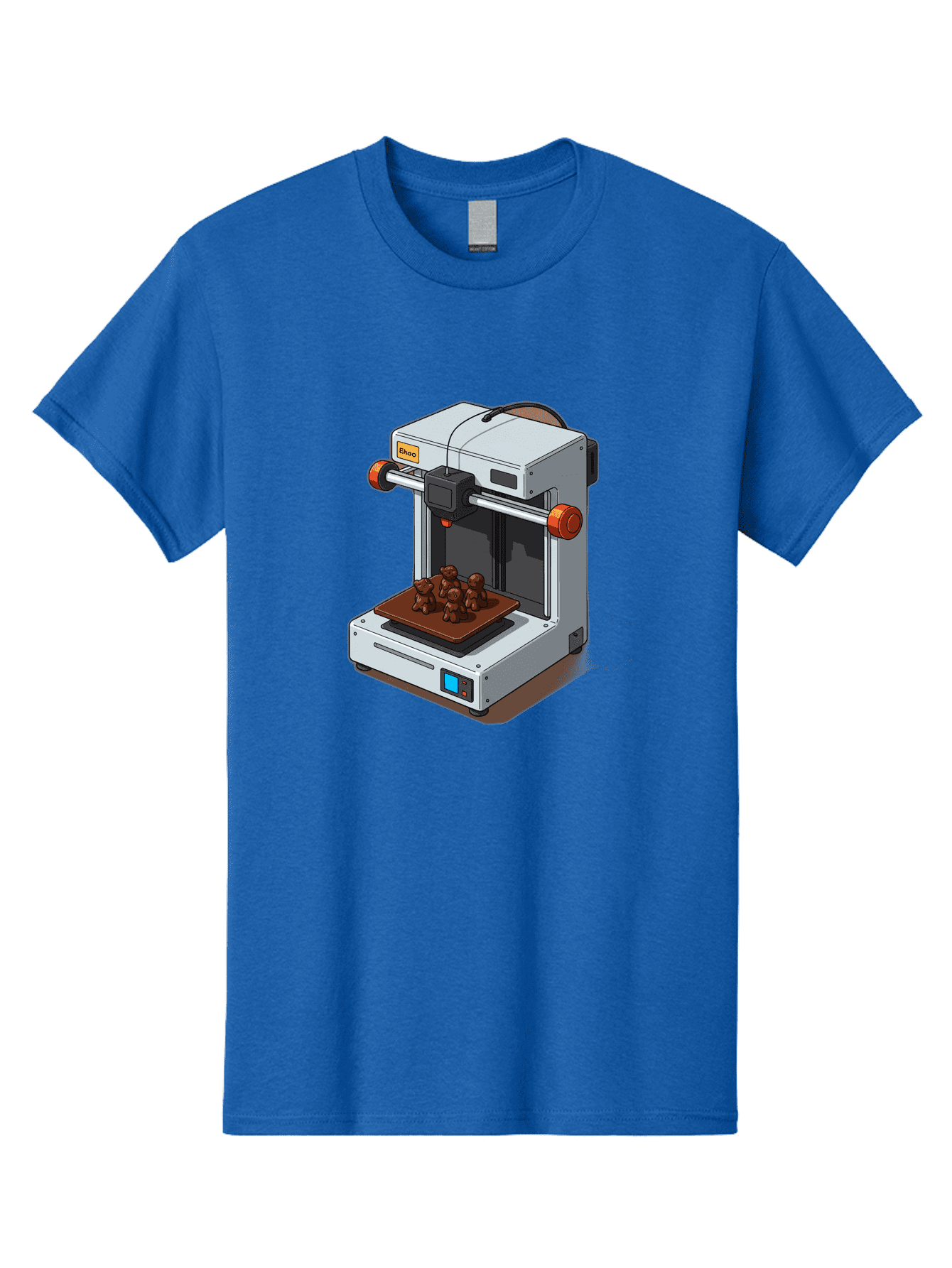 Choco-3D-Printer Mens Graphic Tee, 100% Cotton, Casual Summer Wear ...