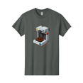 thumbnail image 1 of Choco-3D-Printer Mens Graphic Tee, 100% Cotton, Casual Summer Wear BAA298, 1 of 2
