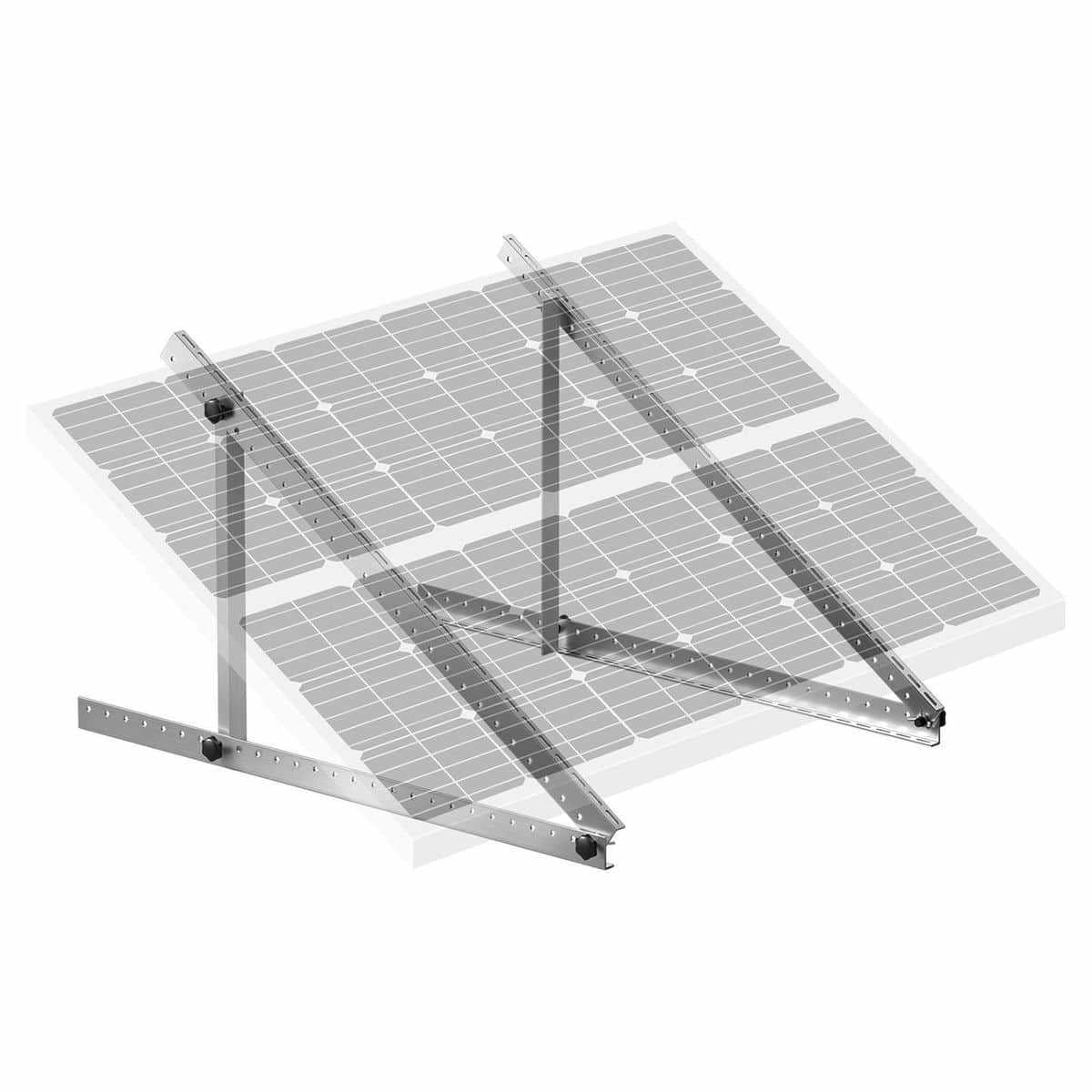 Choco Moon 41-Inch Solar Panel Mount Brackets 0 - 90° Adjustable Tilt ...