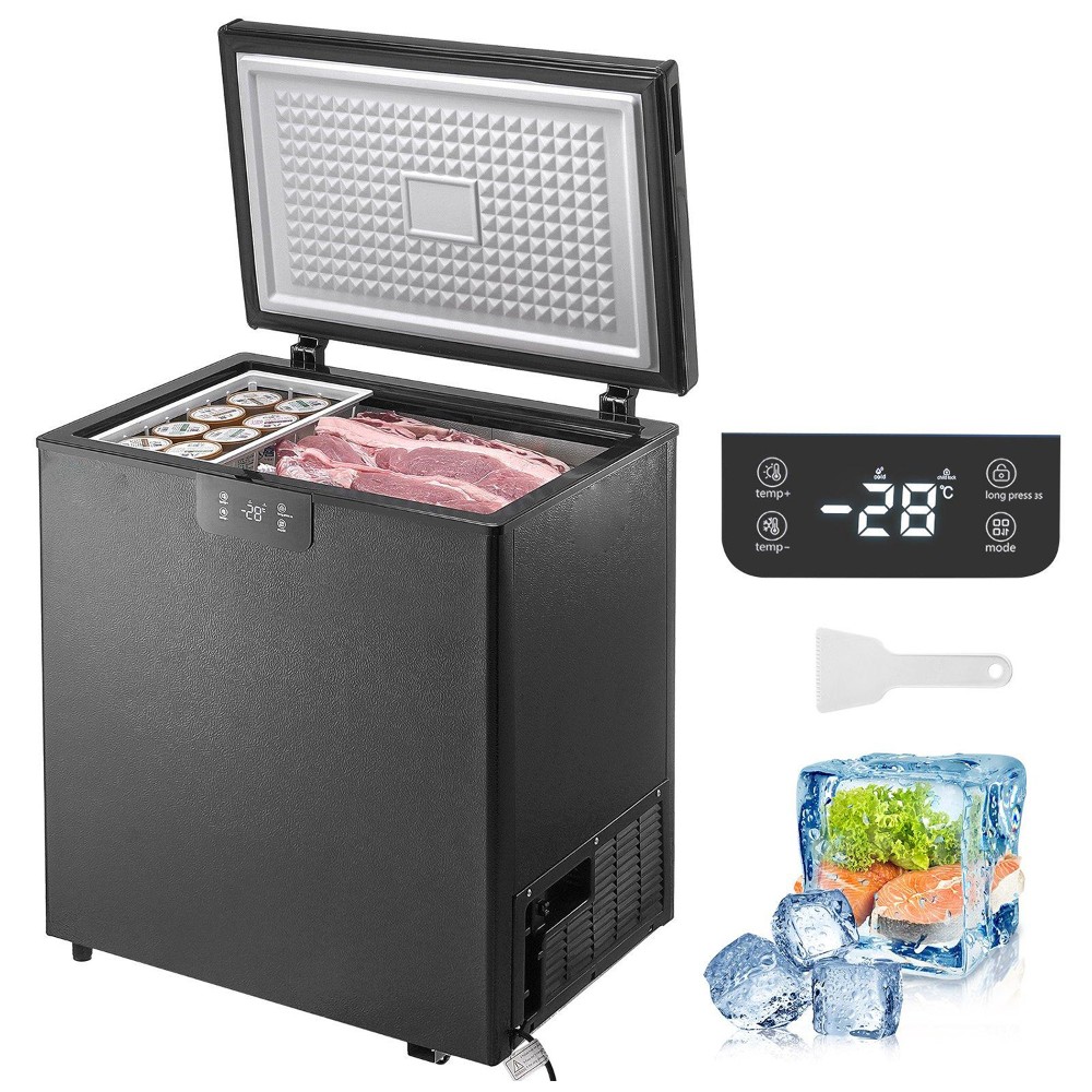 Precision Freezer Choco Moon 5 Cu.ft Top-Opening Freezer with 2 Slide-Out Baskets, Energy ...