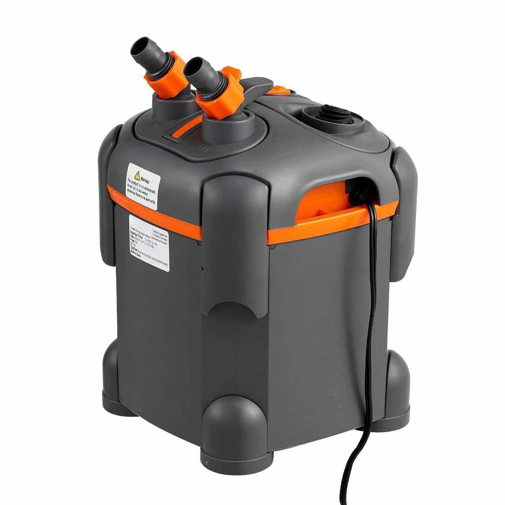 Choco Moon Aquarium Filter 172GPH, 30 Gallon Canister Filter, Ultra-Quiet Internal Filter with UV Protection, Multi-Function Submersible Power Filter for Fish Tanks, 8W