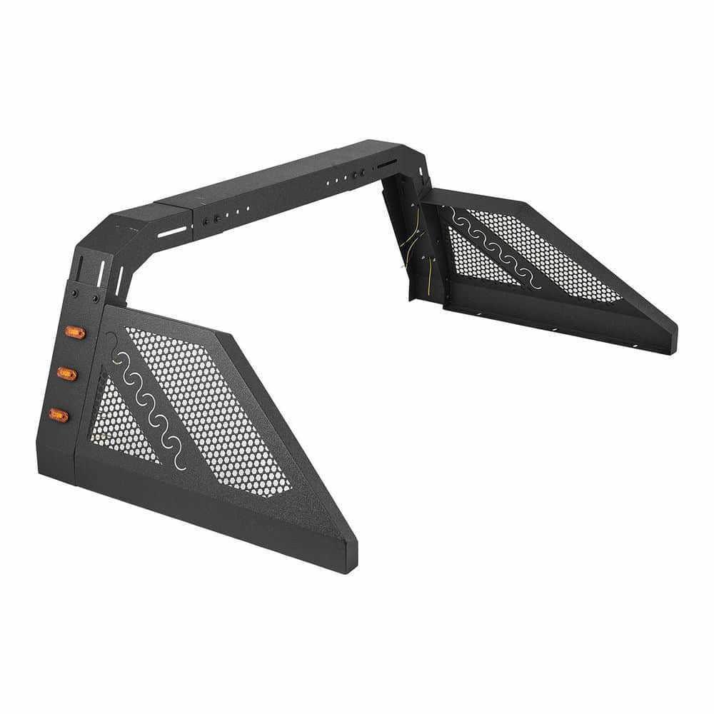 Choco Moon Full-Size Pickup Truck Bed Roll Bar Chase Rack, LED Lighted ...