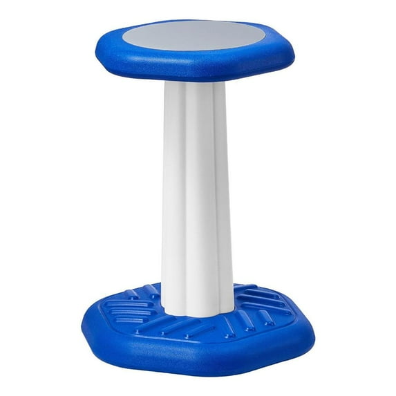 Choco Moon Kids Wobble Stool, 17.7" High Active Learning Chair, Sponge-Padded Seat, Enhance Focus & Posture, Perfect for 7-14 Year Olds, School & Home, Blue Comfort
