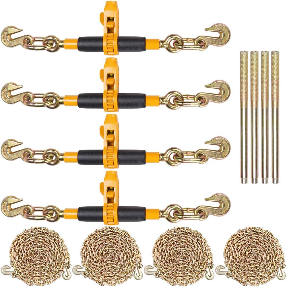 Heneng 6 Pcs Heavy Duty Weld-On Trailer Hinges - 6-1/8" X 3-3/8" Strap Hinges, 9/32" Thick Carbon Steel