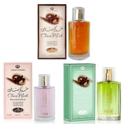Choco Musk Cologne Set, Choco Musk Marshmallow Perfume, Amber, Vanilla Coconut Perfume Gift Sets, Perfumes para mujer Long Lasting Fragrance 50ml*3