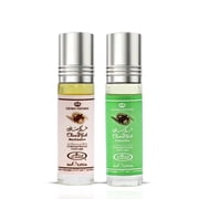 Choco Musk Marshmallow & Choco Musk Pistachio Perfume Oil CPO 6ml 0.2 oz by Al Rehab Bundle