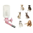 thumbnail image 1 of Choco Nose Patented Large Dog No-Drip Water Bottle/Feeder ONLY for Large Size Dogs Over 50 lbs - for Wire Cages, Crates or Kennels. 16 oz. X-Large Nozzle 22mm, Pink (C570), 1 of 5