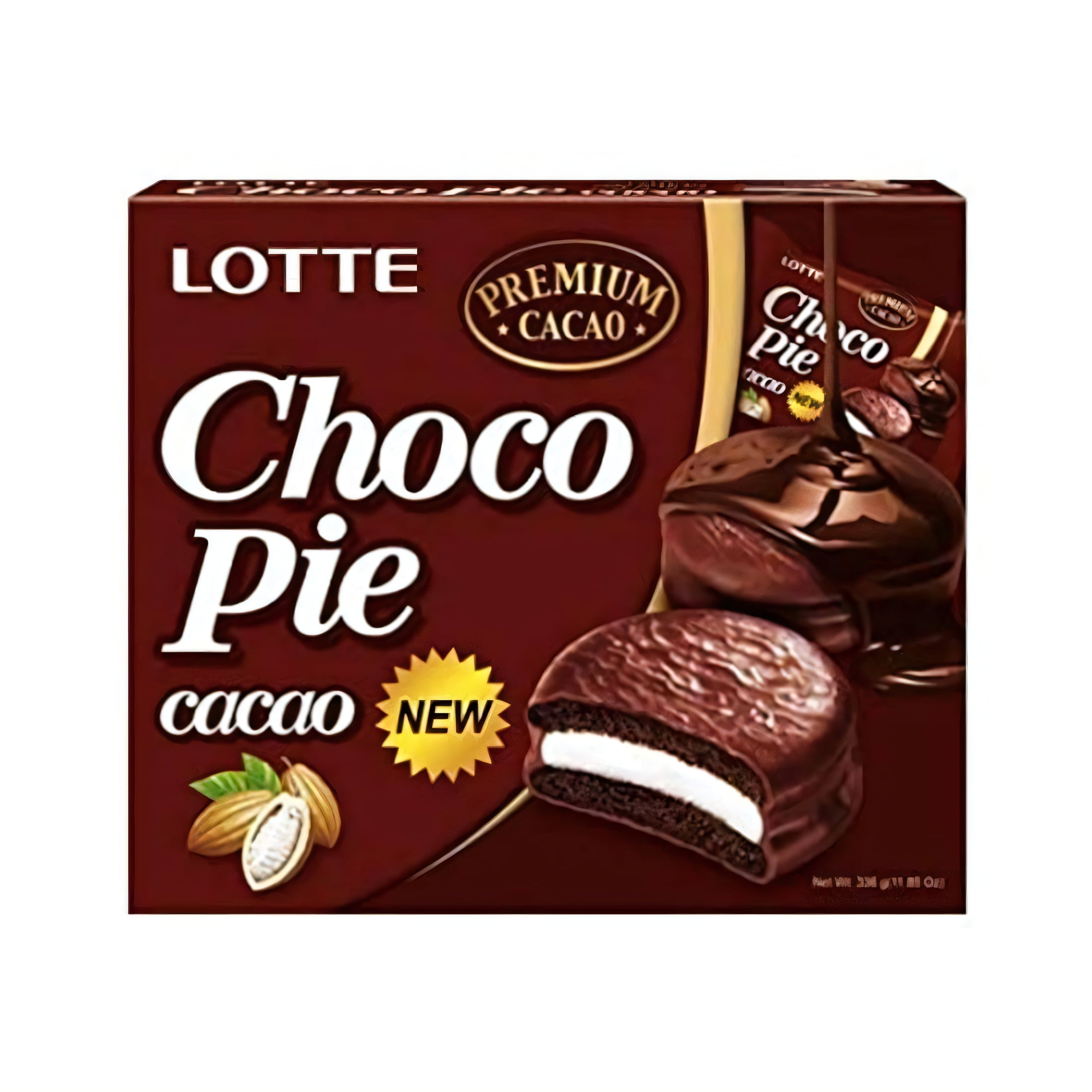 choco._.pi様 Lotte Chocopie Cacao 12Pack(336g) - Choco pie - Walmart.com