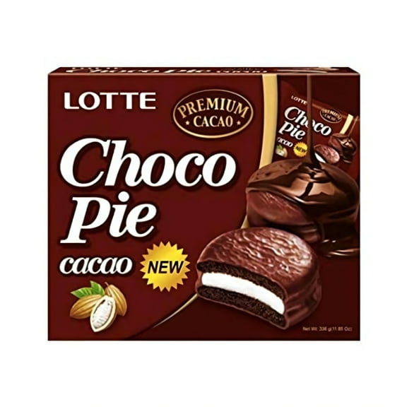 Lotte Chocopie Cacao 12Pack(336g) - Choco pie