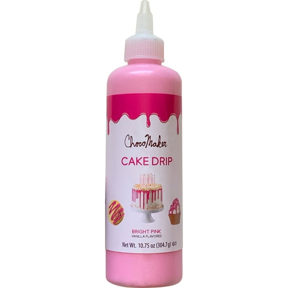 ChocoMaker Bright Pink Vanilla Flavored Cake Drip, 10.75oz