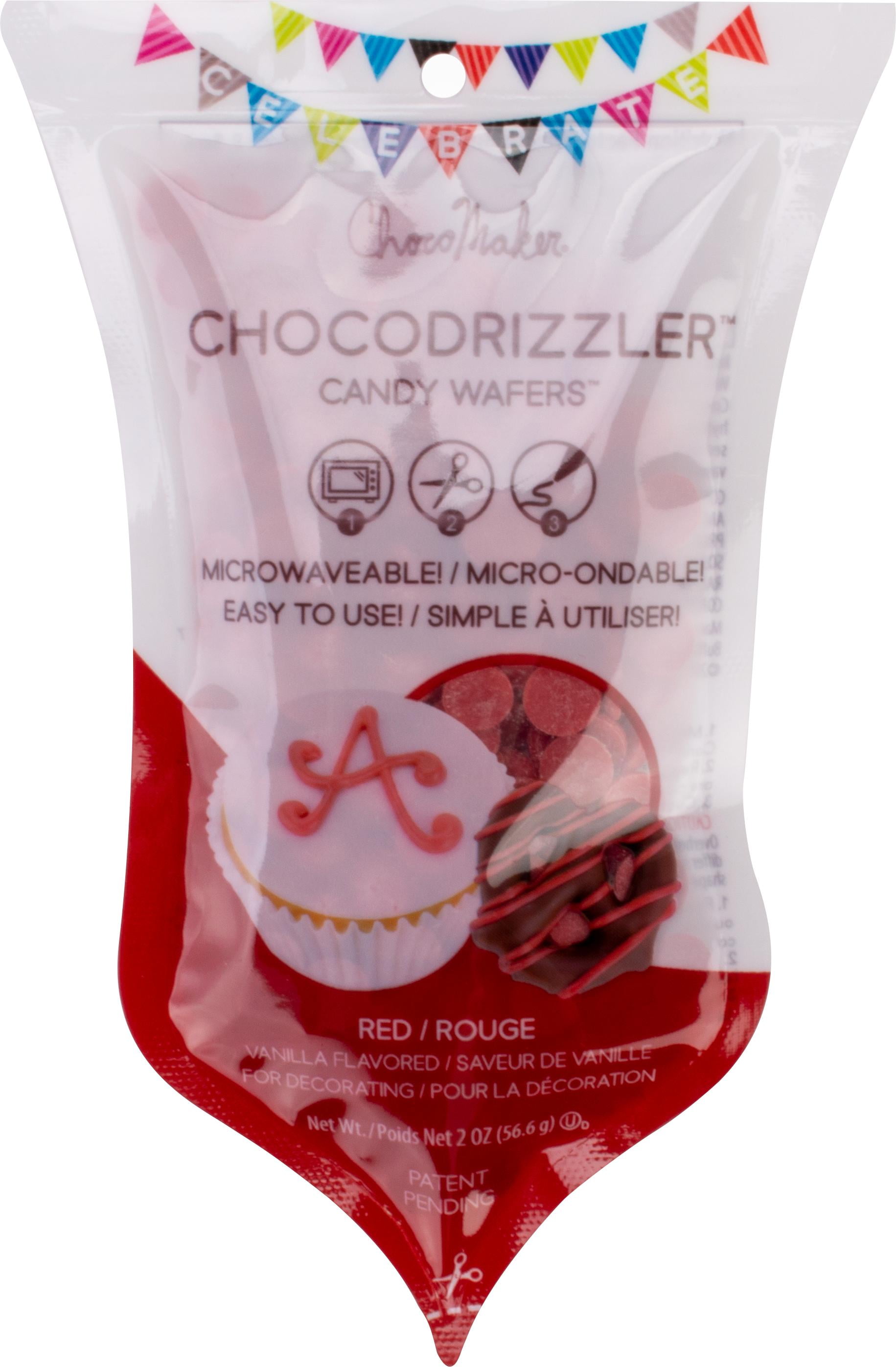 ChocoMaker ChocoDrizzler Candy Wafers Red - Vanilla