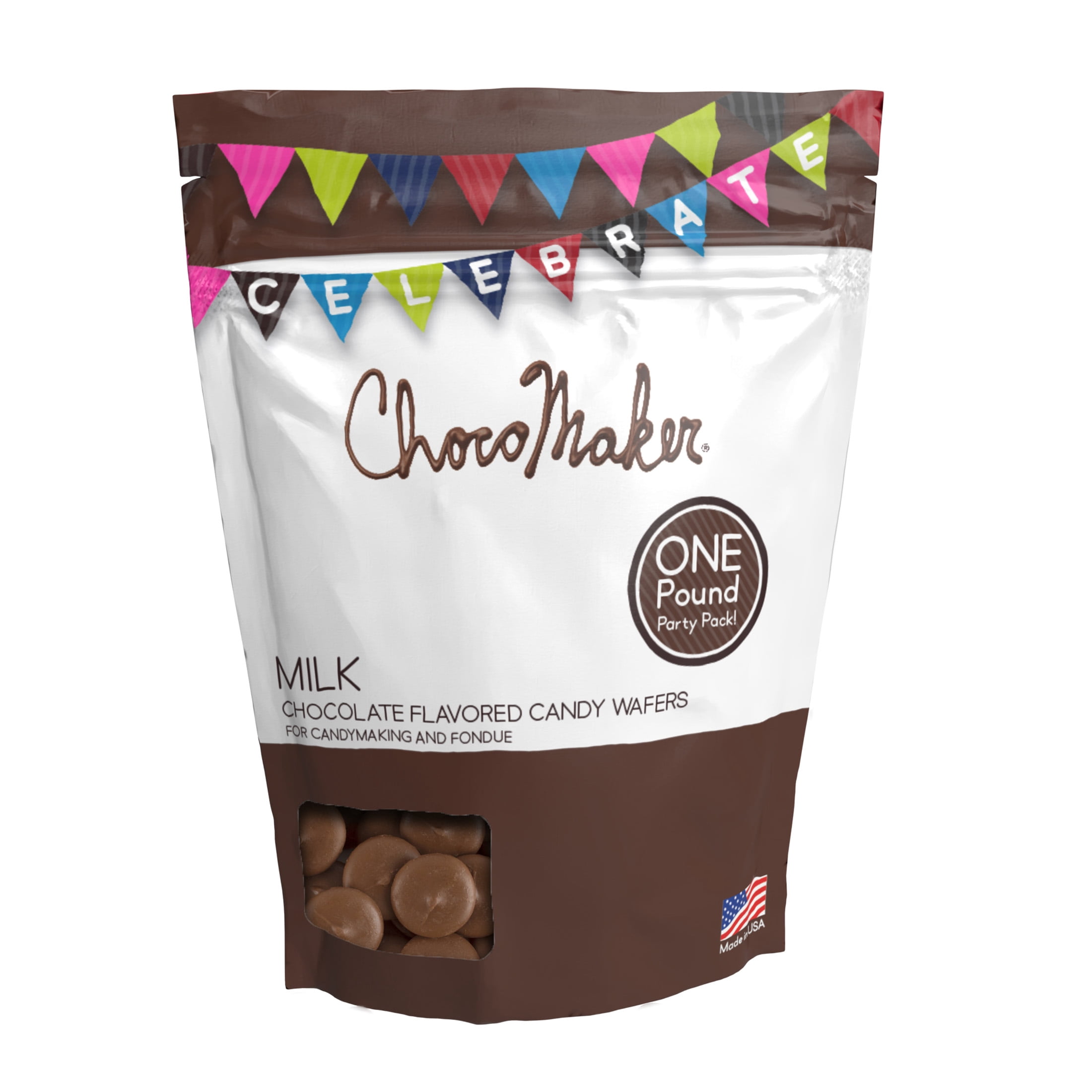 ChocoMaker Milk Chocolate Flavored Candy Wafers, 16oz