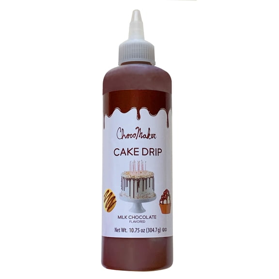 Chocomaker Milk Chocolate Flavored Cake Drip - 10.75oz Microwavable Bottle