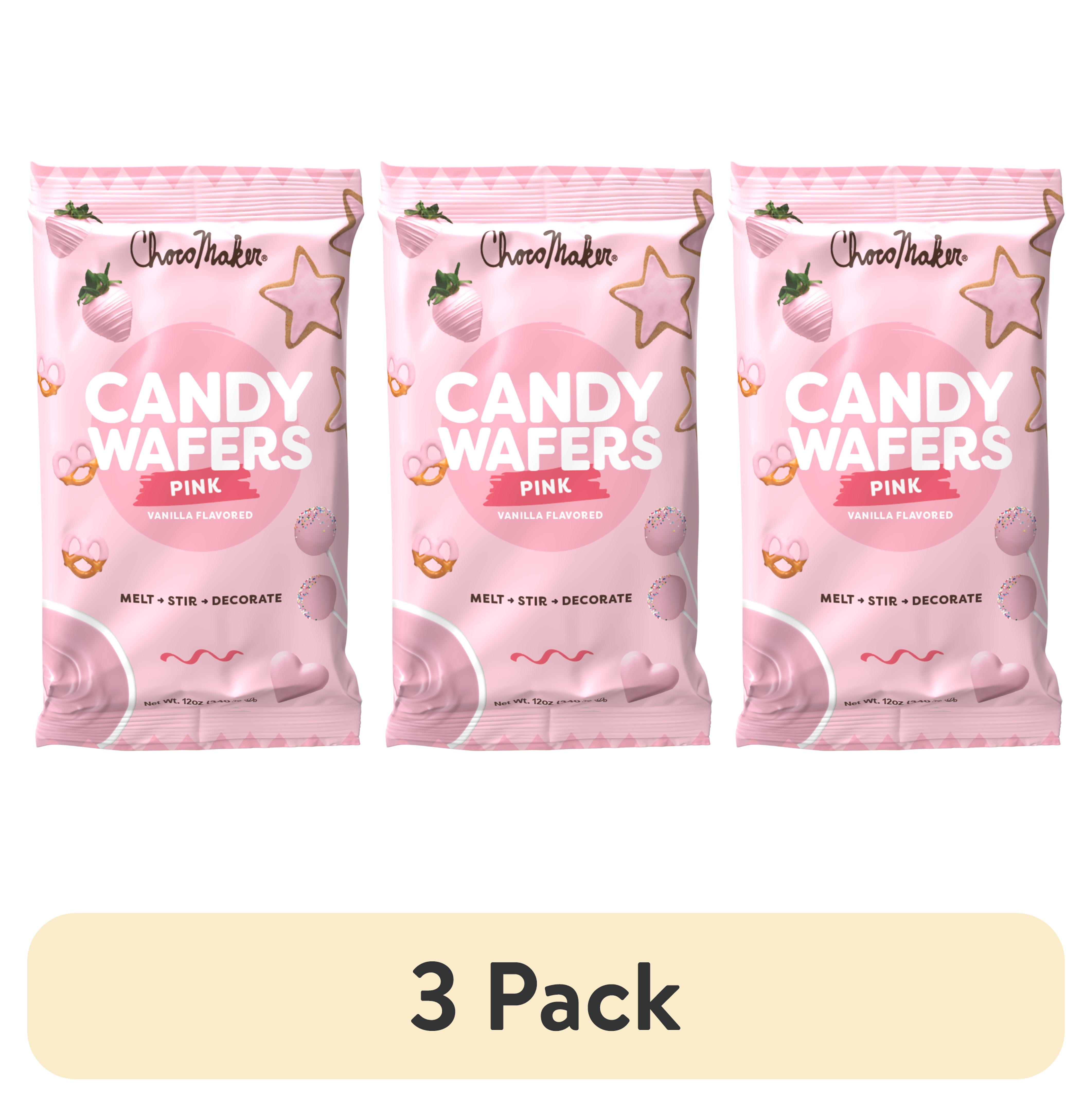 ChocoMaker Pink Vanilla Flavored Candy Wafers 12oz 