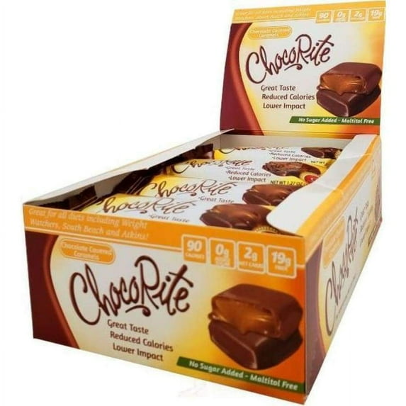 ChocoRite Sugar-Free Chocolate Covered Caramels (16-Pack)